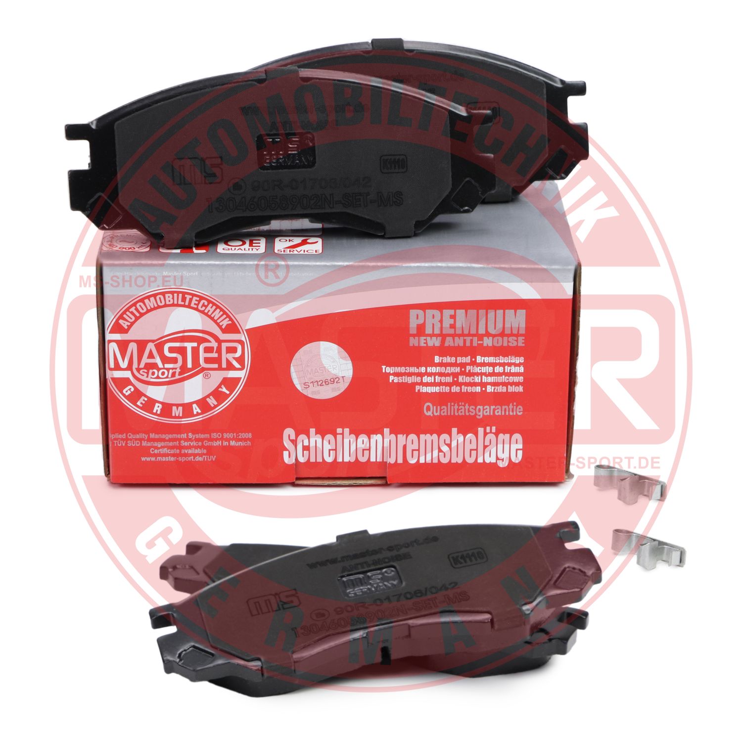 Placute frana MASTERSPORT GERMANY 13046058902N-SET-MS